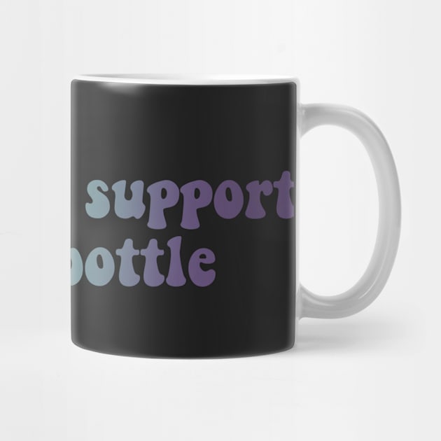 Emotional Support Water Bottle by Meg-Hoyt